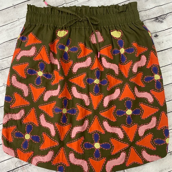 NWT Anthropology Maeve Embroidered Mini Skirt - Picture 5 of 7